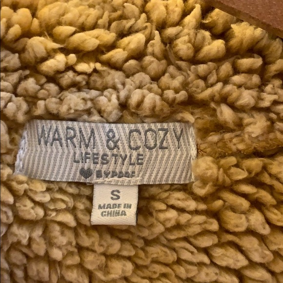 Cropped teddy quarter zip - Picture 4 of 6